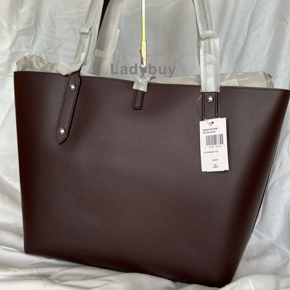 ❇️NWT coach market tote in Polished pebble leather - Picture 6 of 11